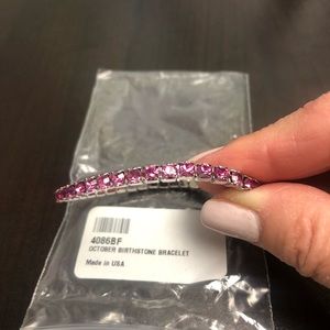 New in bag Touchstone crystal birthstone bracelet. Month of October
